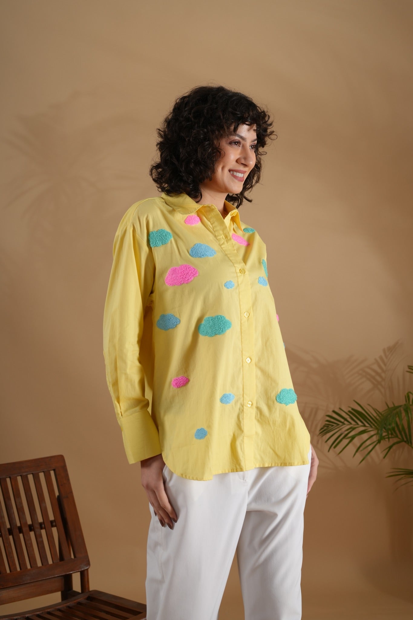 Comfort Fit Shirt- Cloud Lime