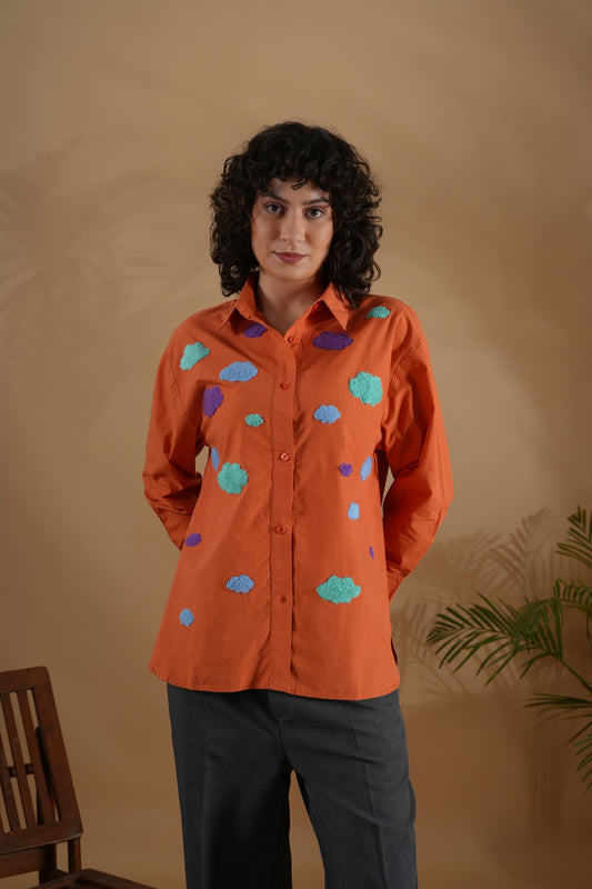 Comfort Fit Shirt- Orange