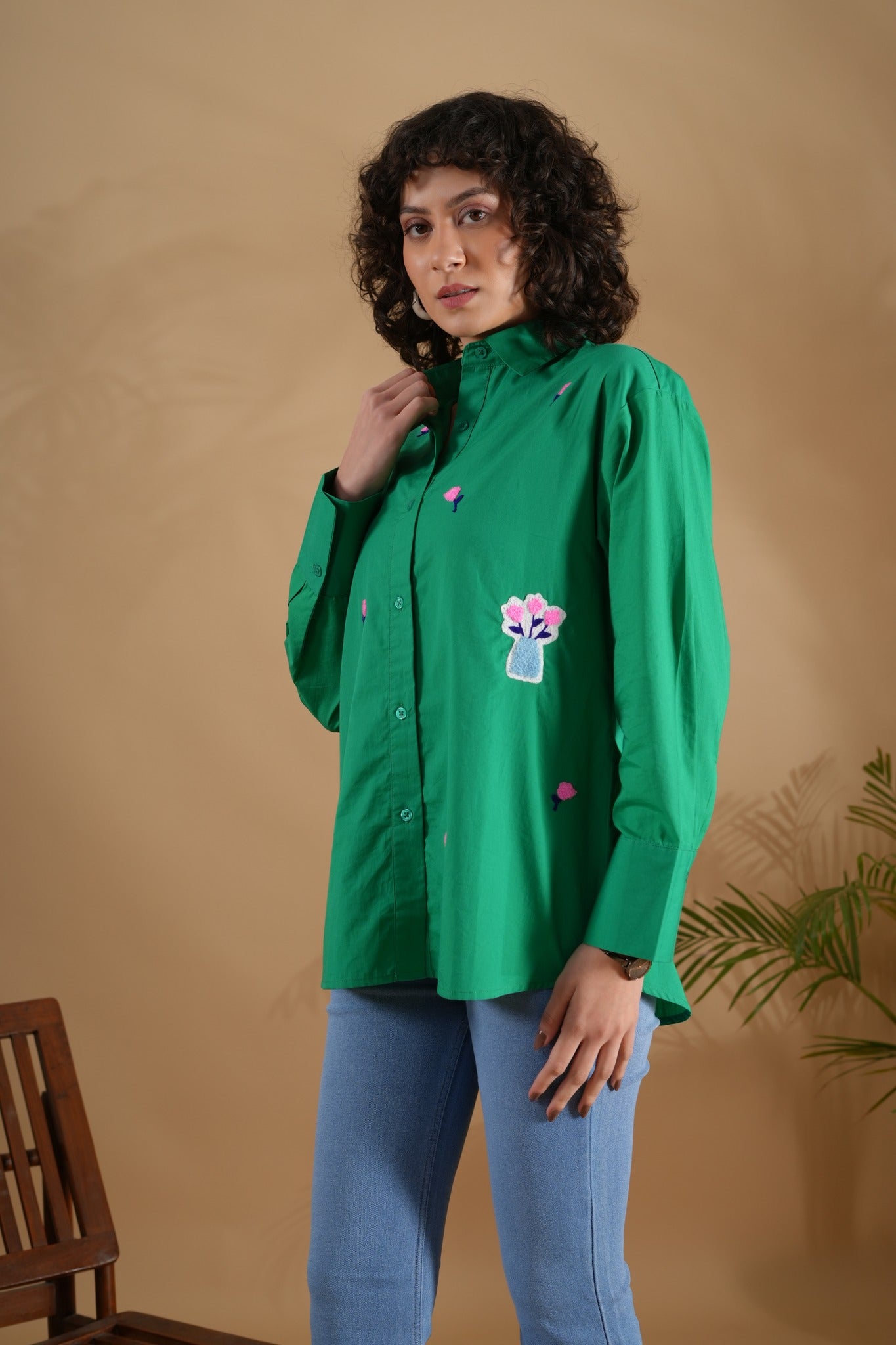 Comfort Fit Shirt- Flowerpot