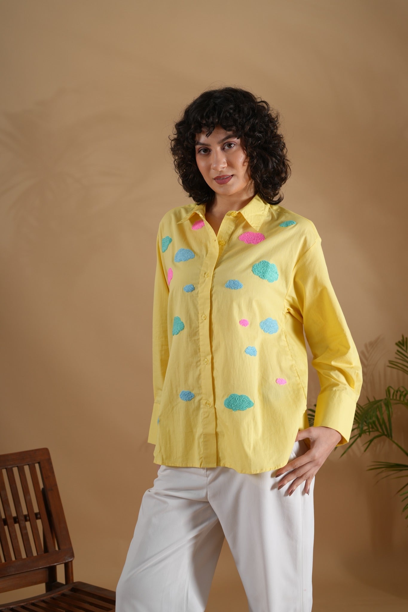 Comfort Fit Shirt- Cloud Lime