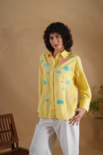 Comfort Fit Shirt- Cloud Lime