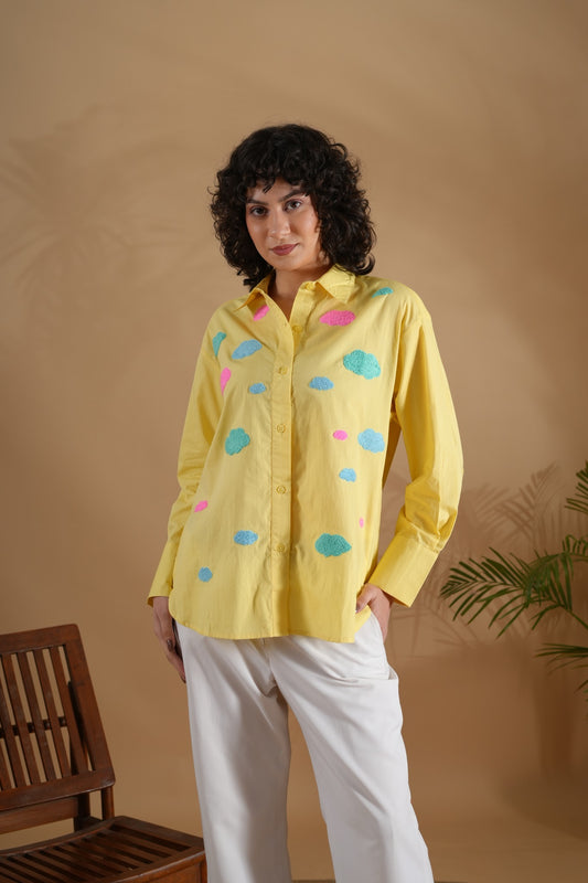 Comfort Fit Shirt- Cloud Lime