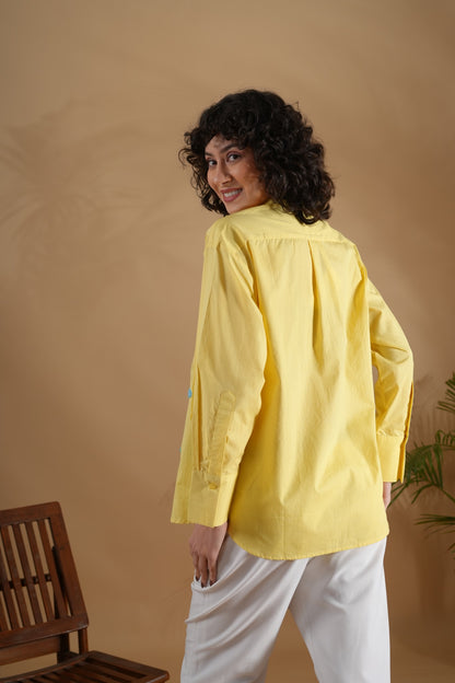 Comfort Fit Shirt- Cloud Lime