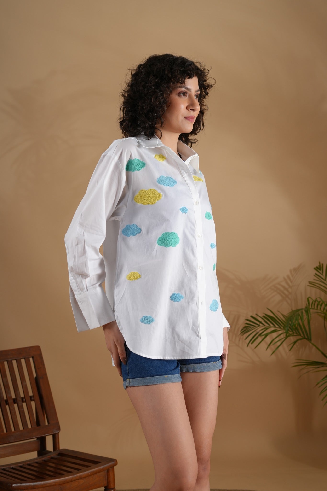 Comfort Fit Shirt- Cloud White