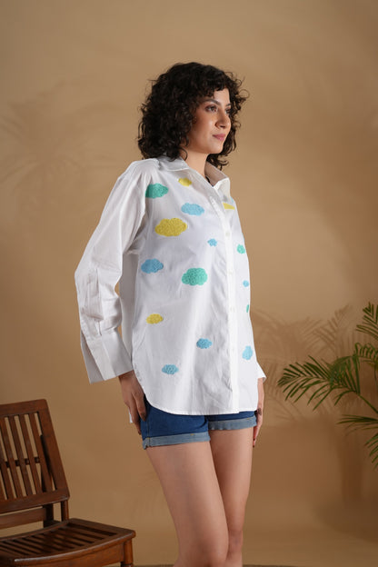 Comfort Fit Shirt- Cloud White