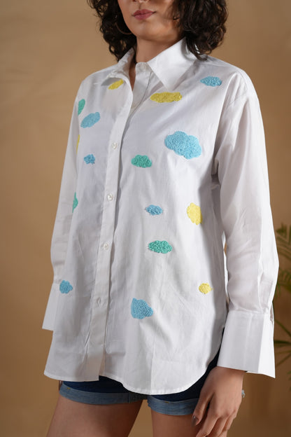 Comfort Fit Shirt- Cloud White