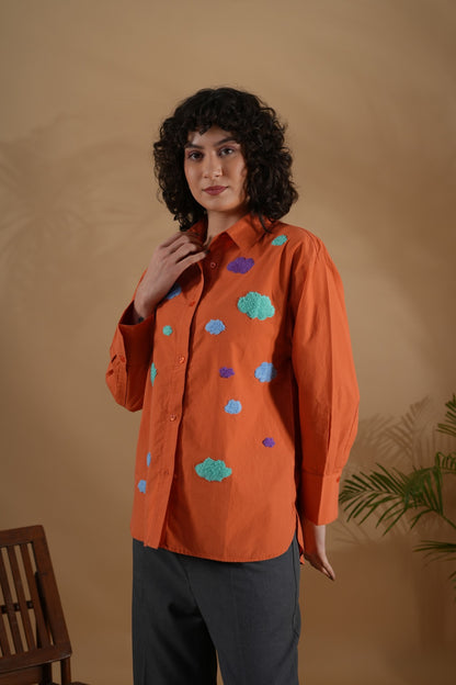 Comfort Fit Shirt- Orange