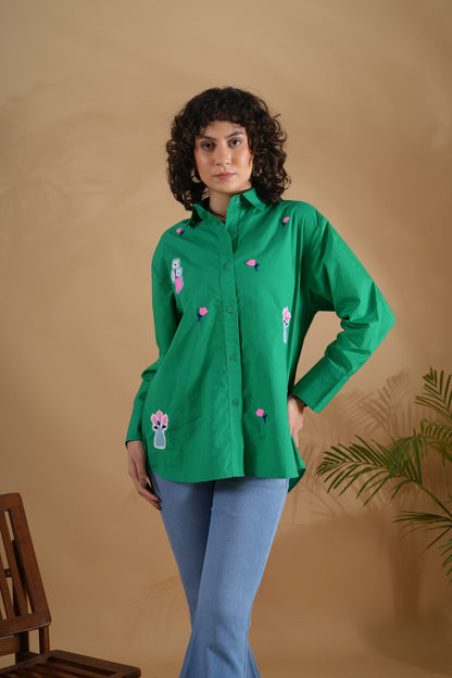 Comfort Fit Shirt- Flowerpot