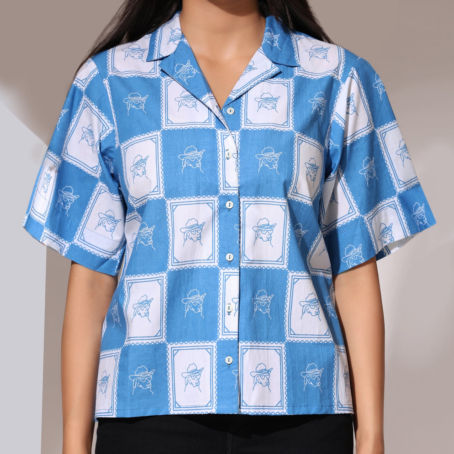 Goofy Shirt- Printed regular fit shirt